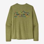 PATAGONIA LONG-SLEEVED CAPILENE COOL DAILY GRAPHIC SHIRT: UFBX BCKHRN GREEN
